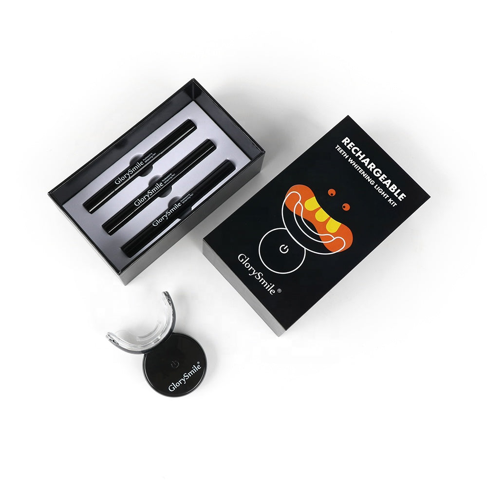 Wireless Teeth Whitening Kit with LED Light and Gel