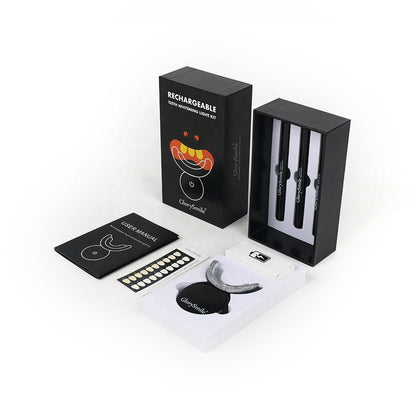 Wireless Teeth Whitening Kit with LED Light and Gel