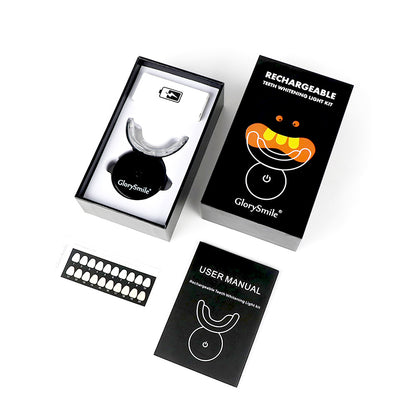 Wireless Teeth Whitening Kit with LED Light and Gel